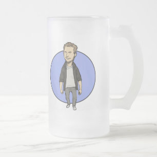 Cristal Esmerilado Taza de los colectores del GP de Jason