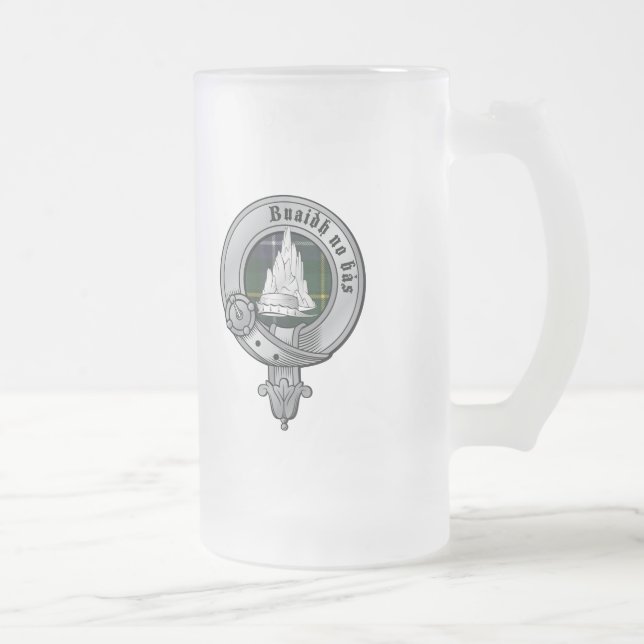 Cristal Esmerilado Taza de MacNeil del clan (Derecha)