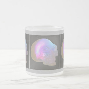 Cristal Esmerilado Taza de materia gris