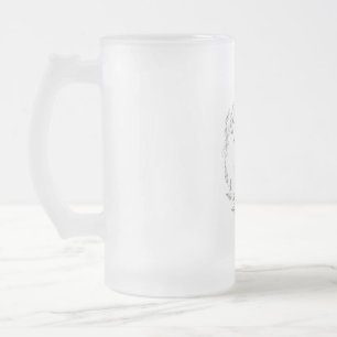 Cristal Esmerilado Taza de Morgan y Rachelle