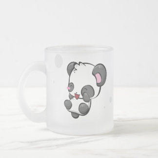 Cristal Esmerilado Taza de Pandie