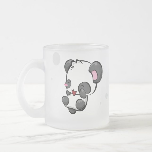 Cristal Esmerilado Taza de Pandie (Izquierda)
