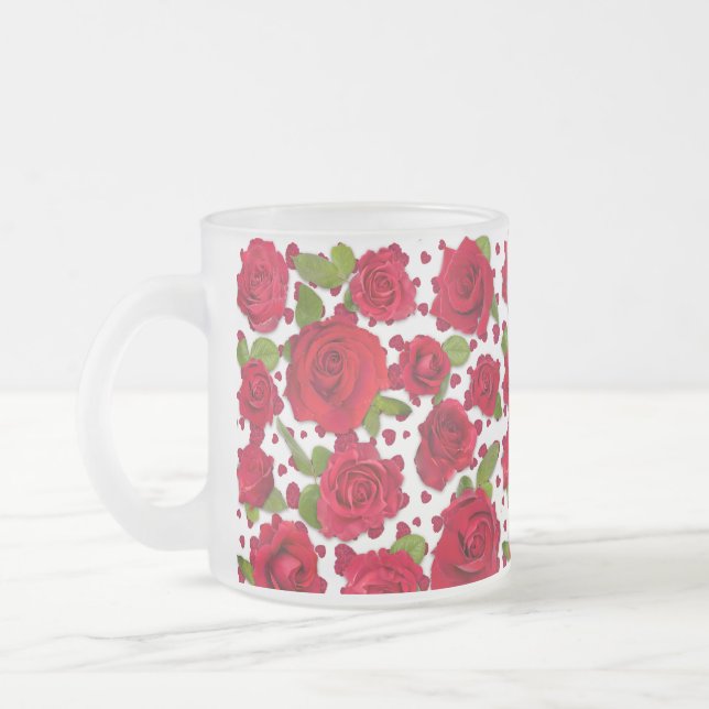 Cristal Esmerilado Taza de papel (Izquierda)