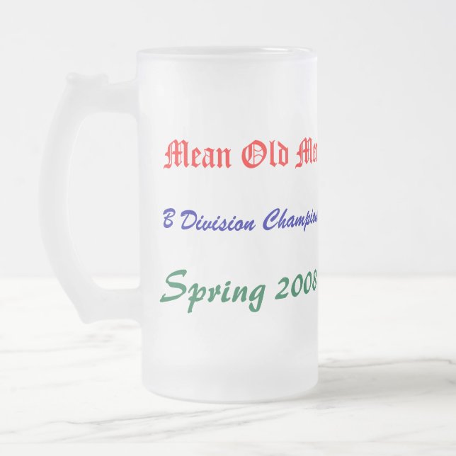 Cristal Esmerilado Taza de Rob (Izquierda)