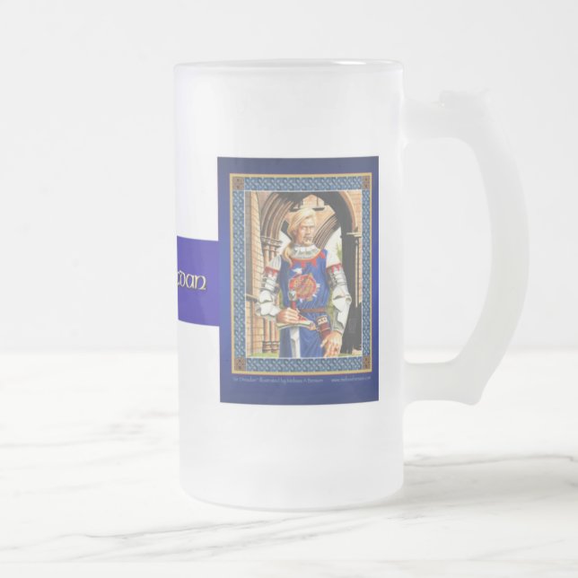 Cristal Esmerilado Taza de sir Dinadan (Derecha)