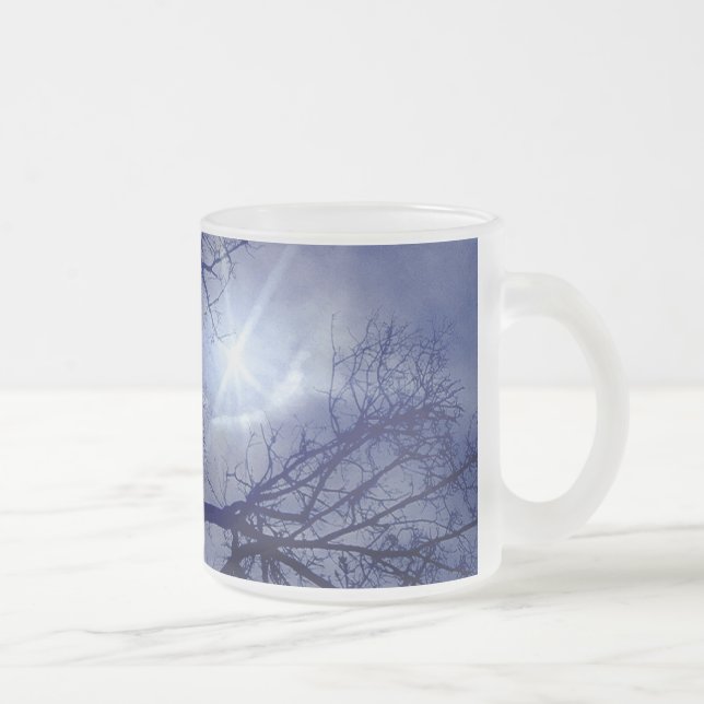 Cristal Esmerilado Taza de SunTree (Derecha)