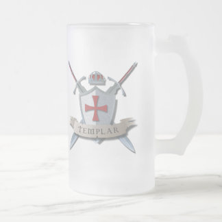 Cristal Esmerilado Taza de Templar