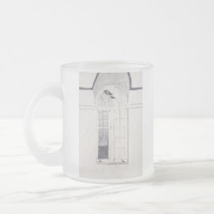 Cristal Esmerilado Taza de ventana