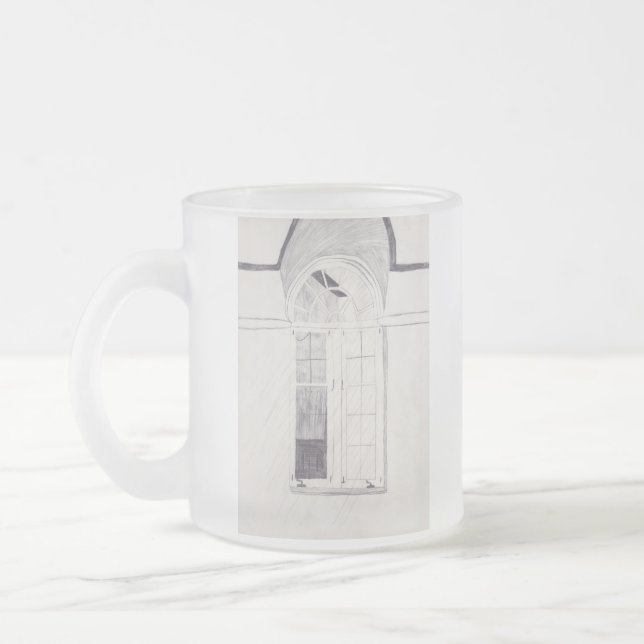 Cristal Esmerilado Taza de ventana (Izquierda)