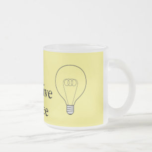 Cristal Esmerilado Taza de vidrio Creative de Coffee con bombilla