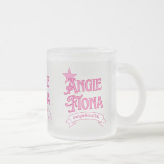 Cristal Esmerilado Taza de Vidrio Escarchado