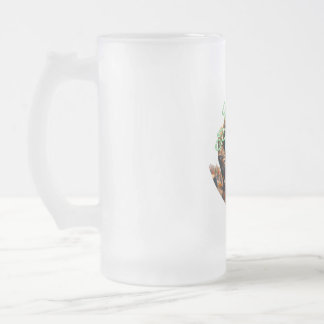 Cristal Esmerilado Taza de vidrio esmerilado, 16 oz