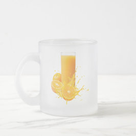 Cristal Esmerilado Taza de vidrio helado elegante