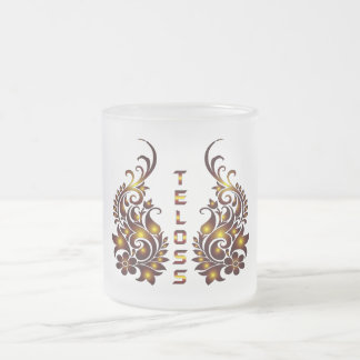 Cristal Esmerilado Taza de vidrio Teloss