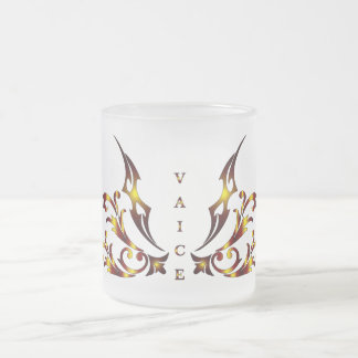Cristal Esmerilado Taza de vidrio VaIce