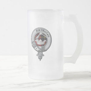 Cristal Esmerilado Taza de Wallace del clan