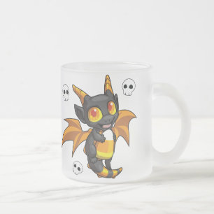 Cristal Esmerilado Taza del dragón de Halloween