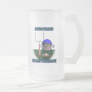 Cristal Esmerilado Taza del estratega de la butaca