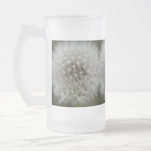Cristal Esmerilado Taza del soplo del diente de león