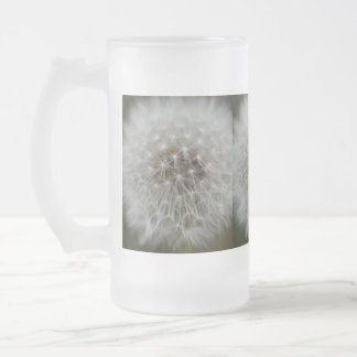 Cristal Esmerilado Taza del soplo del diente de león