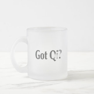 Cristal Esmerilado Taza divertida de acupuntura y regalo de flujo de 