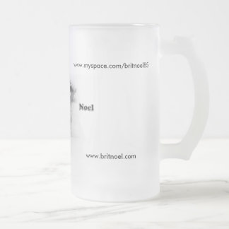 Cristal Esmerilado Taza escarchada de Bretaña Noel