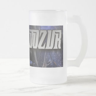 Cristal Esmerilado Taza escarchada de la libación de Bulldozur