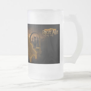 Cristal Esmerilado Taza escarchada del acto de alboroto