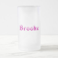 Taza Estilo-Helada nombre de Brooke-