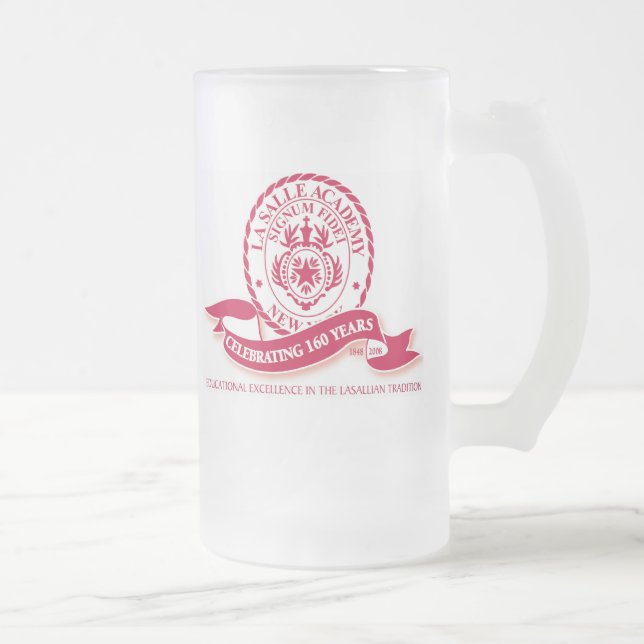 Cristal Esmerilado Taza helada academia de Lasalle (Derecha)