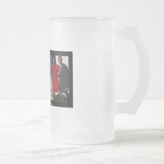 Cristal Esmerilado Taza helada alta de la Casa Blanca de Obama