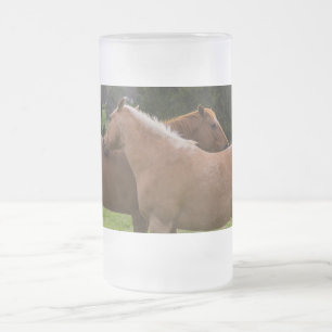 Cristal Esmerilado Taza Helada Bellezas de Baño