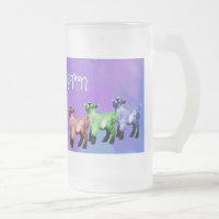 Taza helada cabra miniatura de Mulitcolored del