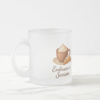 Cristal Esmerilado Taza Helada de Esta Temporada – Café de Cacao Acog