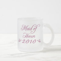 Taza helada de la criada 2010 de la novia
