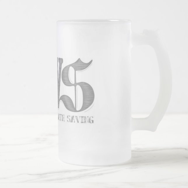 Cristal Esmerilado Taza helada de SwS (Derecha)