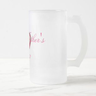 Cristal Esmerilado Taza helada del día de padre