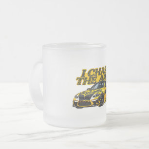 Cristal Esmerilado Taza Helada Día de Pista Persigo el Ápice