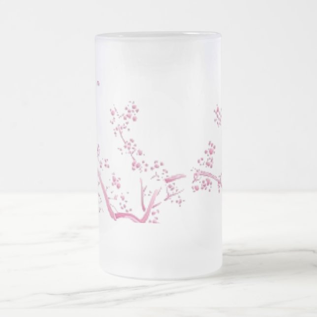 Cristal Esmerilado Taza helada diseños de JoLove (Centro)