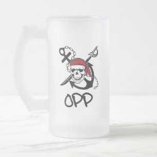 Cristal Esmerilado Taza helada el   de OPP