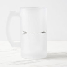 Taza helada flecha de plata