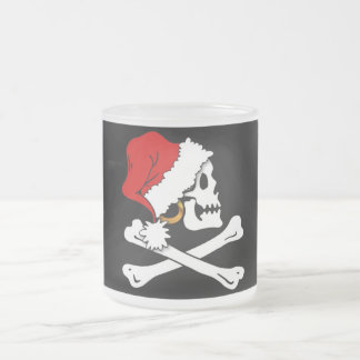 Cristal Esmerilado Taza helada Kringle alegre de Kris