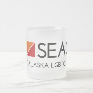 Cristal Esmerilado Taza helada logotipo de SEAGLA