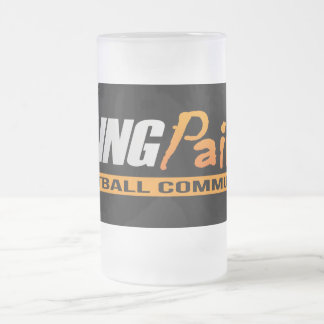 Cristal Esmerilado Taza helada logotipo de SlingPaint