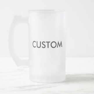 Cristal Esmerilado Taza helada personalizado del vidrio de cerveza