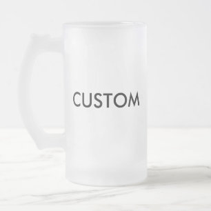 Cristal Esmerilado Taza helada personalizado del vidrio de cerveza