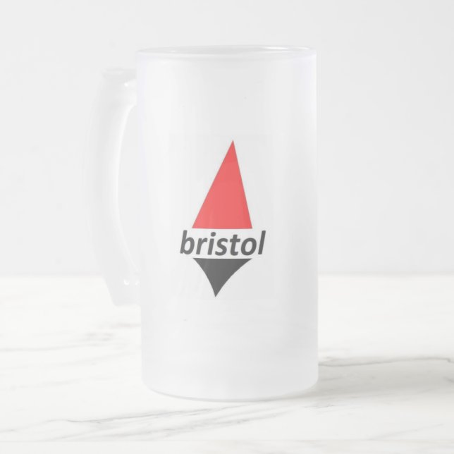 Cristal Esmerilado Taza helada yate de Bristol (Anverso izquierdo)