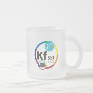 Cristal Esmerilado Taza oficial del logotipo del orkshop de KFSSI