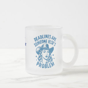 Cristal Esmerilado Taza para Gerente de Oficina Jubilado – Regalo Div
