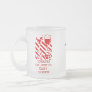 Cristal Esmerilado Taza para Gerente de Oficina Jubilado – Regalo Div